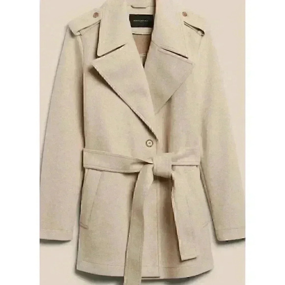 Banana Republic Belted Collar Jacket-Coat - Picture 6 of 16